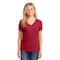 Port & Company® Brights Core Cotton V-Neck Ladies T-Shirt